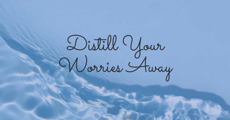 Does distilling water remove chlorine?